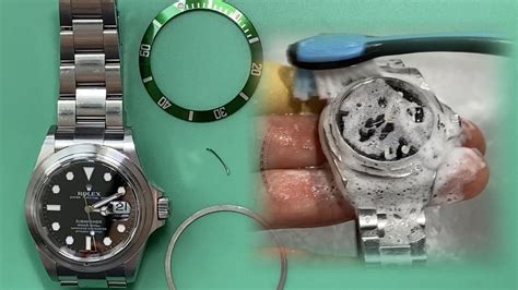 rolex submariner bezel spring|Rolex Submariner bezel instructions.